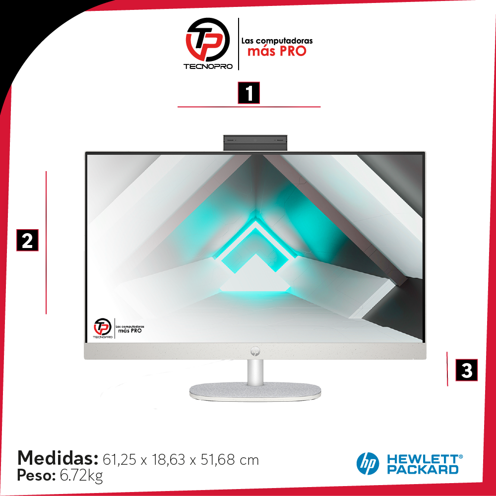 Computador Todo en Uno HP 27-CR1057c Intel Ultra 7 - 32 Gb Ram - 1 Tb Ssd + Touch - Image 9