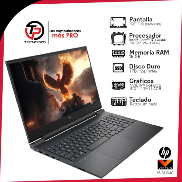 Laptop Gamer Hp Victus Core i7 16 GB RAM  1 TB SSD  RTX 4 GB - Image 3