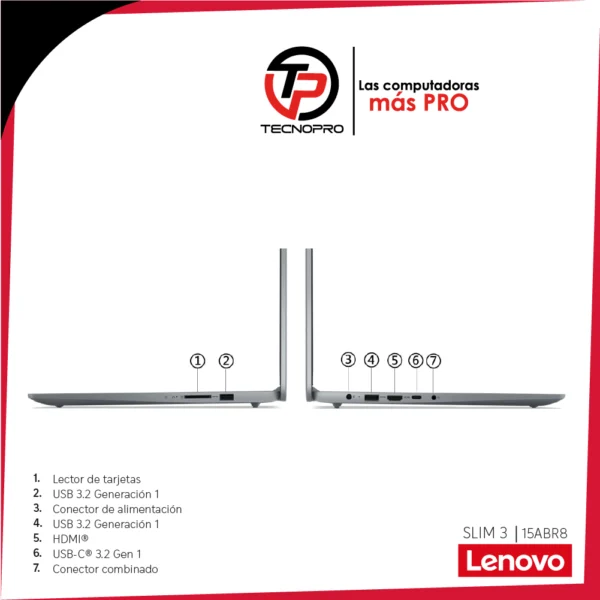 Laptop Lenovo Turbo Ryzen 7 - 16 GB Ram - 512 GB SSD + Touch - Image 7