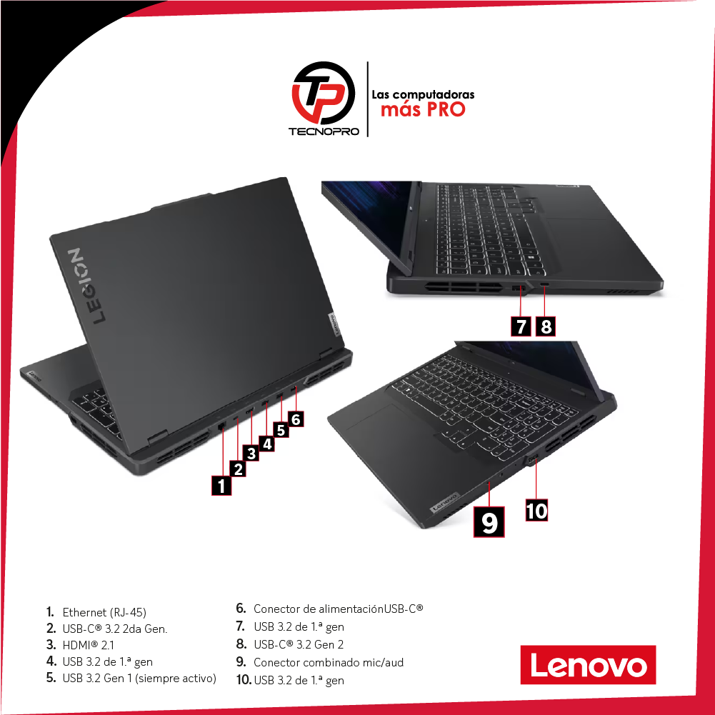 Laptop Lenovo Legion Pro 7 Core i9 32 Gb Ram - 1 Tb Ssd + NVIDIA 16 Gb - Image 6