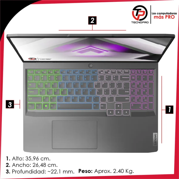 Laptop Lenovo LOQ Legion Ryzen 7 AI - 16gb Ram - 512 Gb Ssd + Rtx 6gb - Image 8