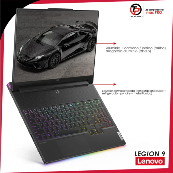Laptop Lenovo Legion 9i Intel Core i9 32GB RAM - 2 Tb SSD + Nvidia GeForce 16GB - Image 5