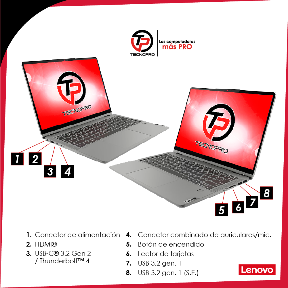 Laptop Lenovo Flex 5 16IAU7 Intel Core I7 - 16gb Ram - 1tb Ssd + Touch - Image 7