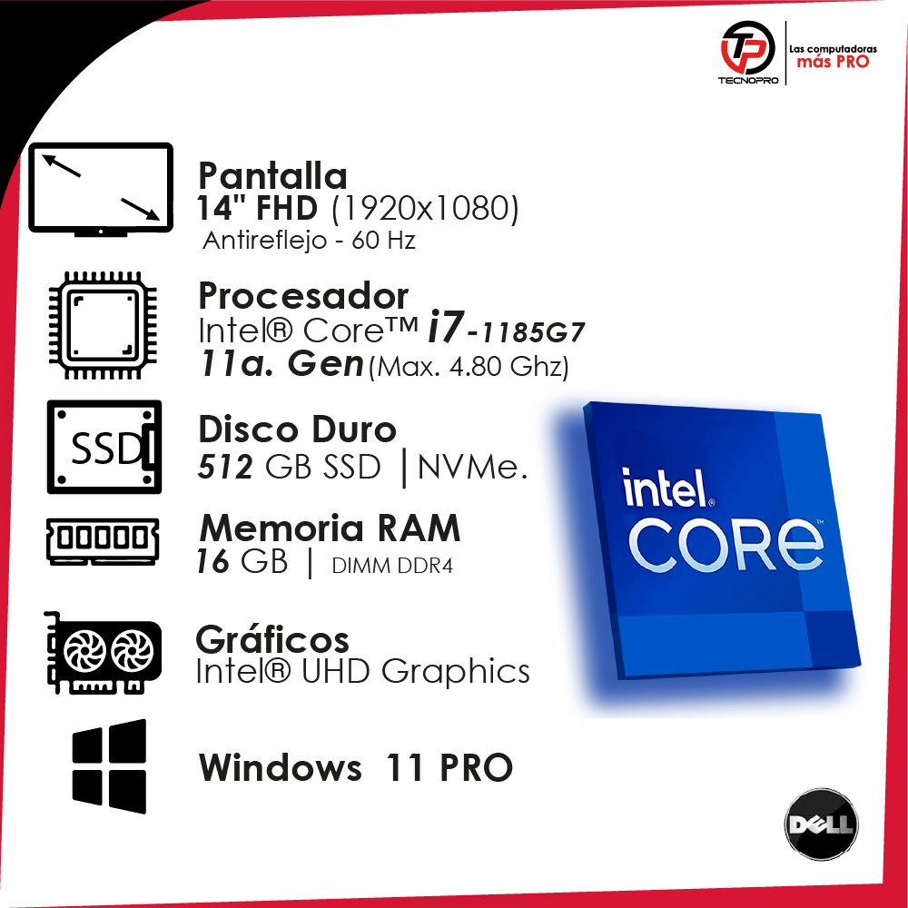 Laptop Dell Latitude Intel Core I7 -16 Gb Ram -512 Gb Ssd Touch - Image 3