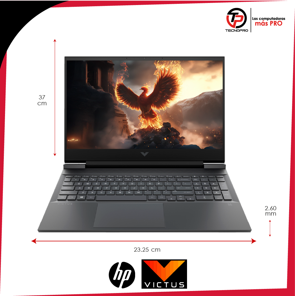 Laptop Gamer Hp Victus Ryzen 7 - 16gb Ram - 512gb Ssd - NVIDIA® Rtx 6 Gb - Image 9