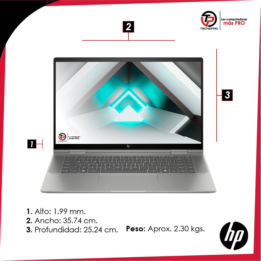 Laptop HP Envy X360 Intel ULTRA 7 - 32gb Ram - 1tb Ssd + Touch - Image 8