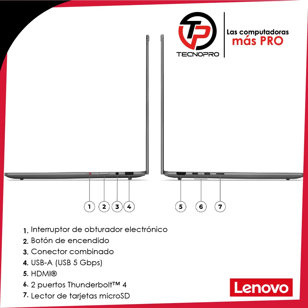 Laptop Lenovo Turbo Core Ultra 7 - 16gb Ram - 1 Tb Ssd Oled + Touch - Image 8